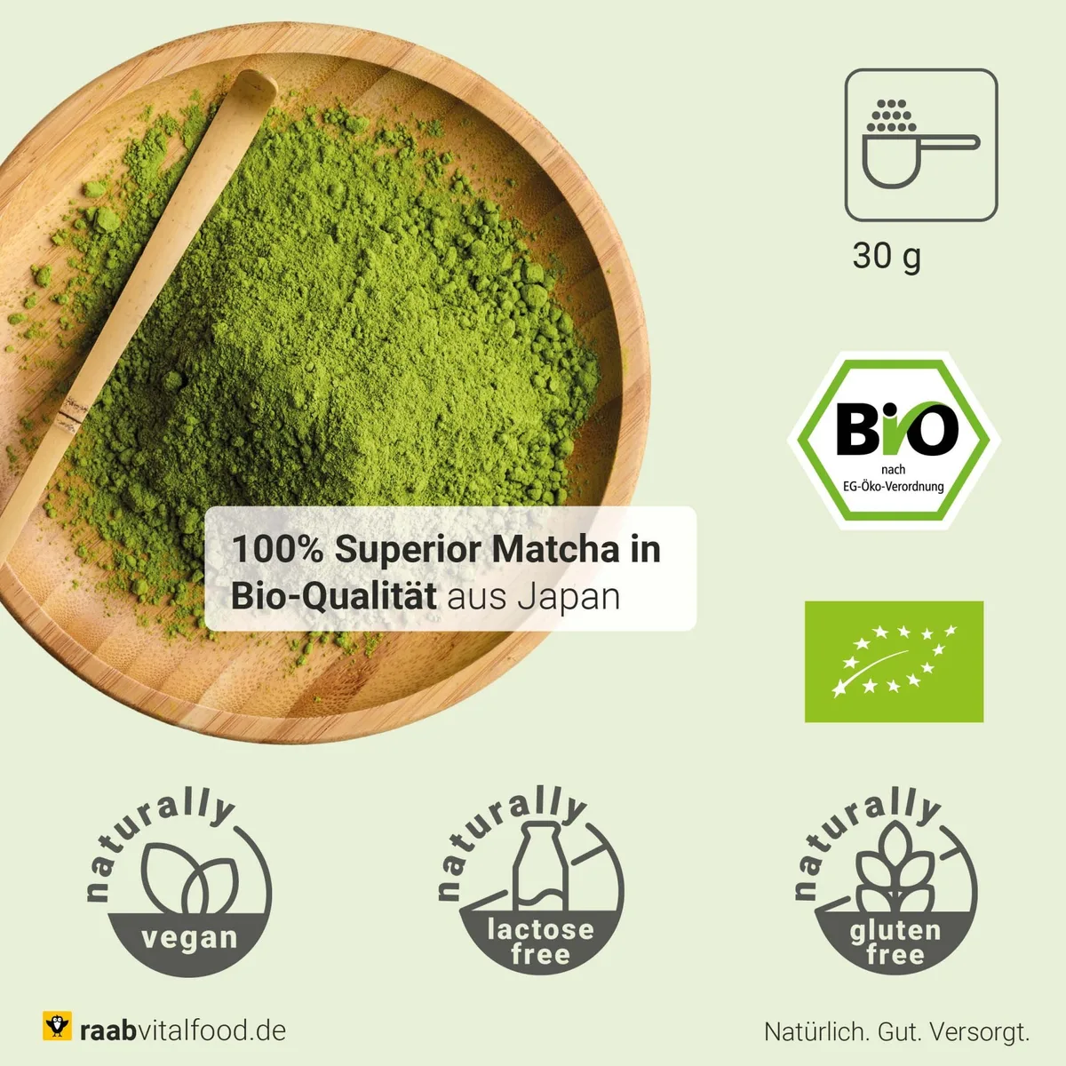 Bio Matcha Premium Pulver (30g) – Bild 4