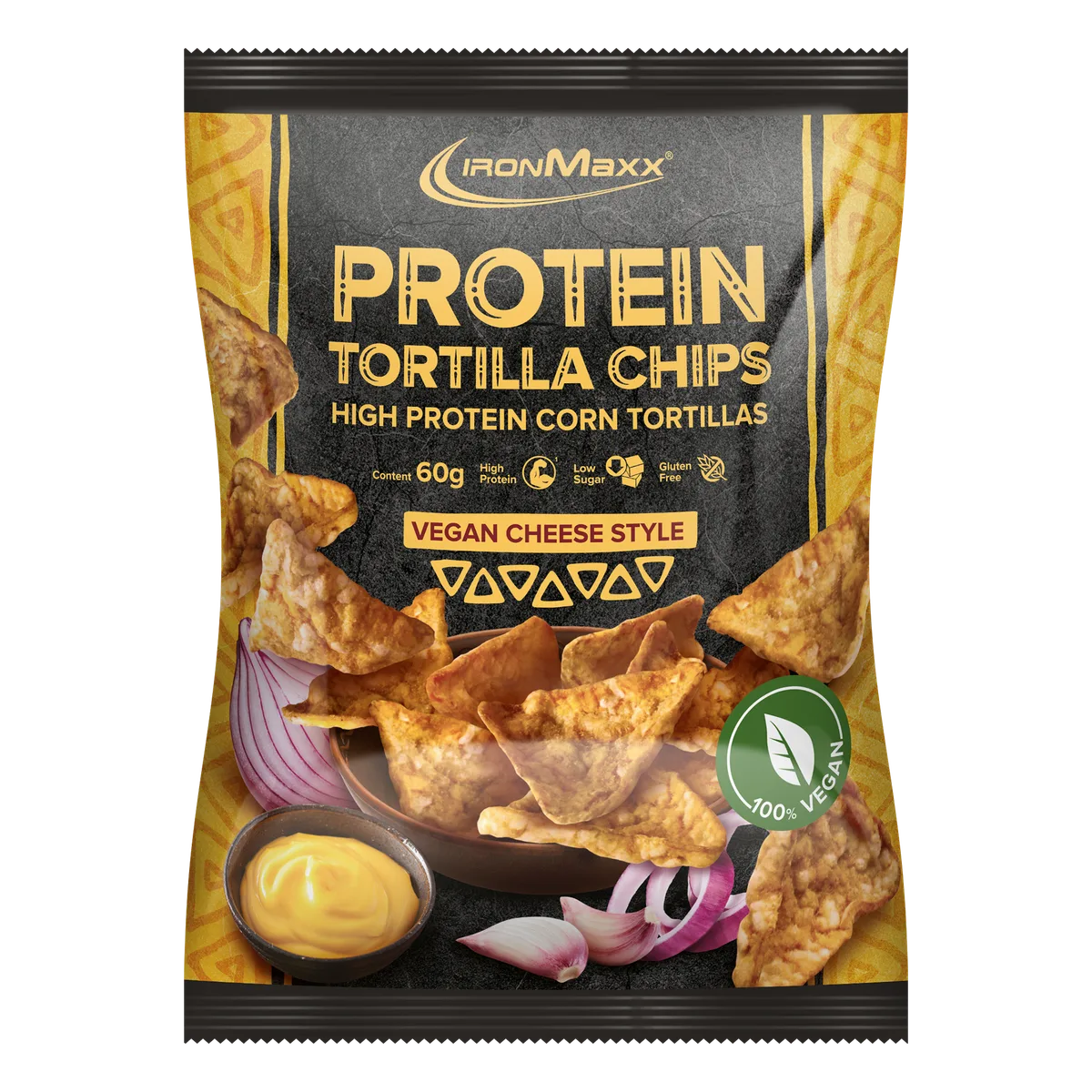 Protein Tortilla Chips 1.0 (60g) - Vegan Cheese Style