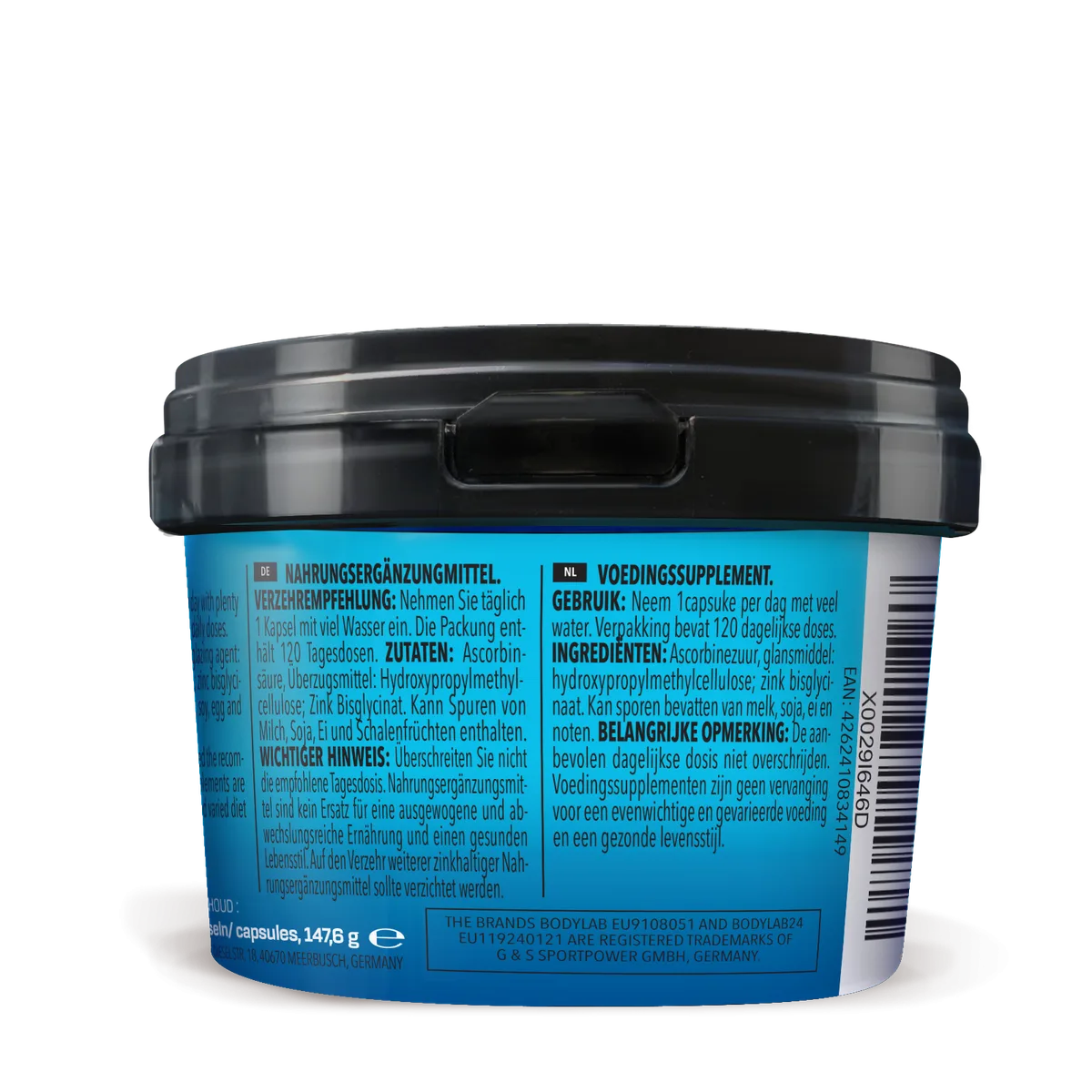 Vitamin C + Zinc (120 Kapseln) – Bild 3