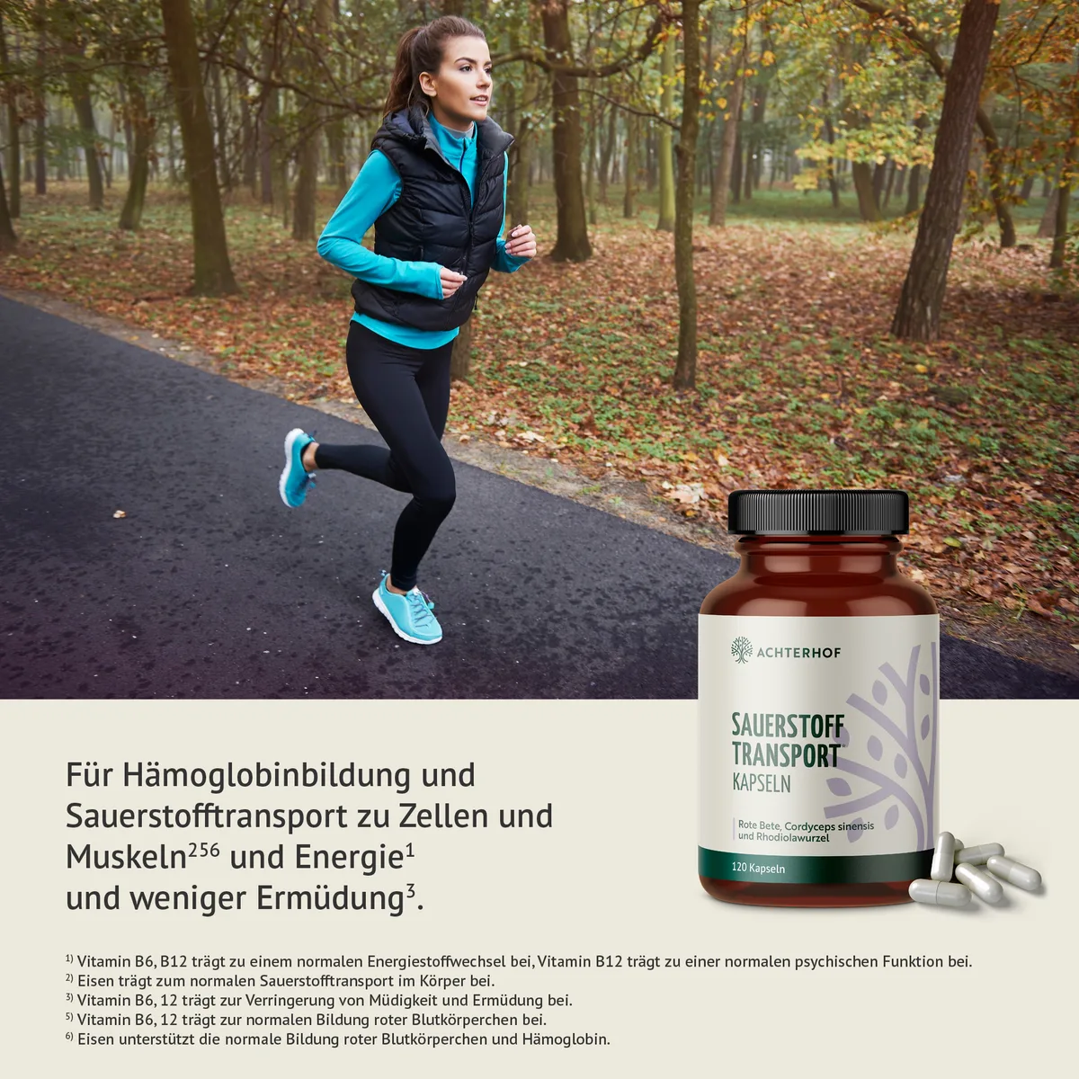 Sauerstoff Transport Kapseln (120 Kapseln) – Bild 3