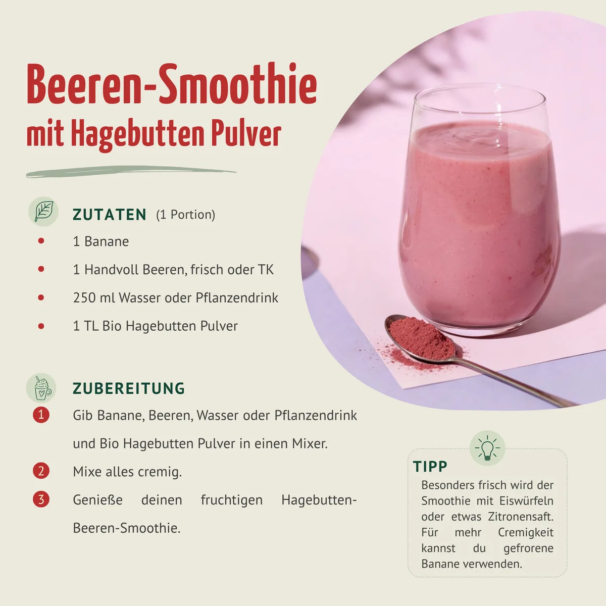 Bio Hagebutten Pulver (1000g) – Bild 6
