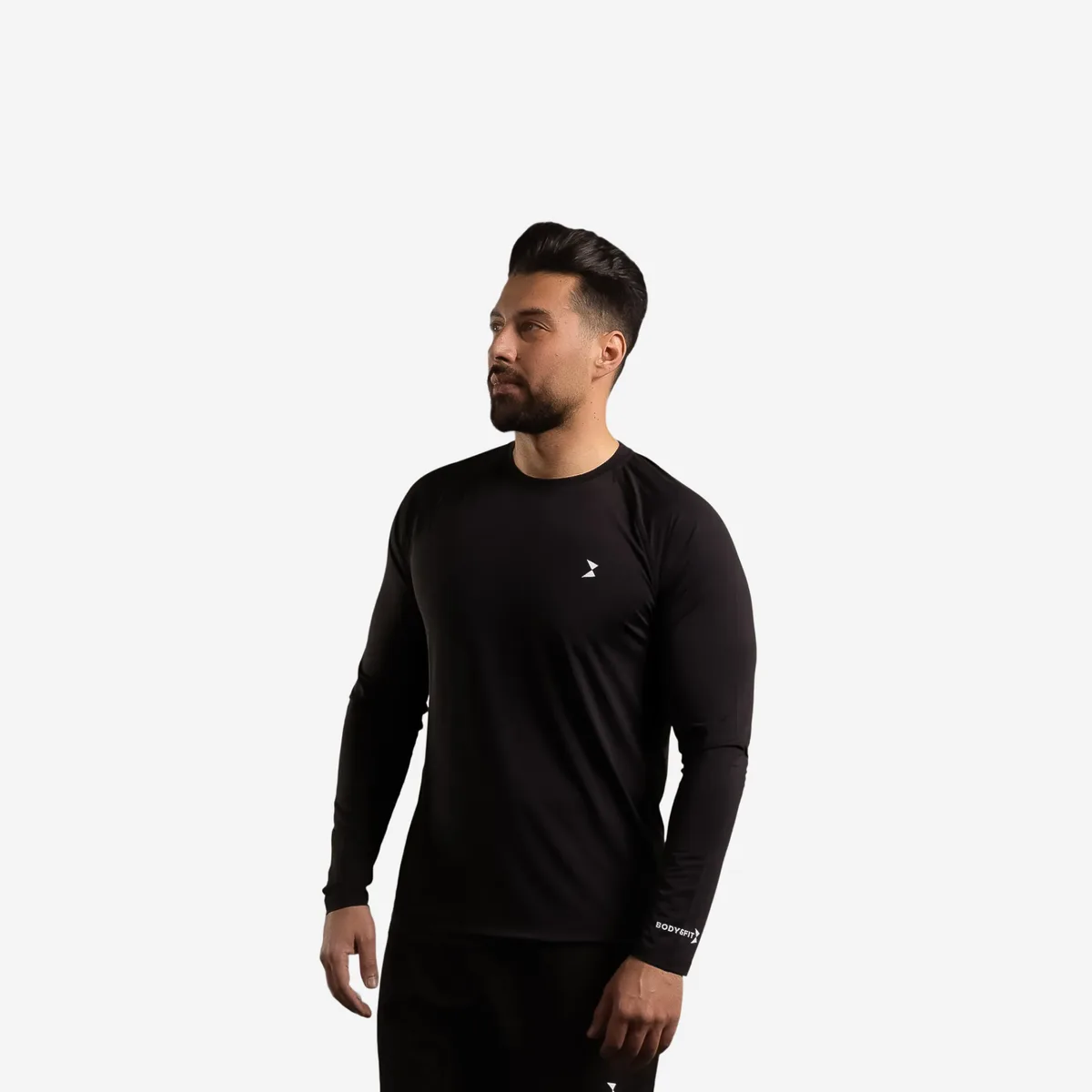 Men's Performance Longsleeve T-shirt Wit / L