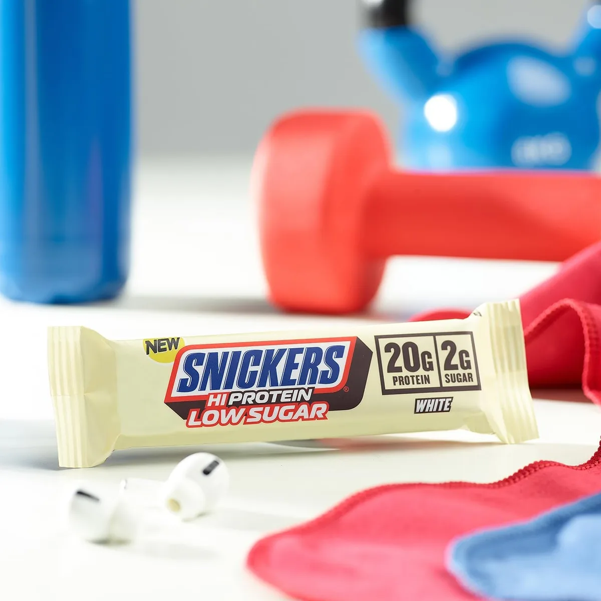 Snickers Low Sugar High Protein Bar (12x57g) White Chocolate – Bild 8