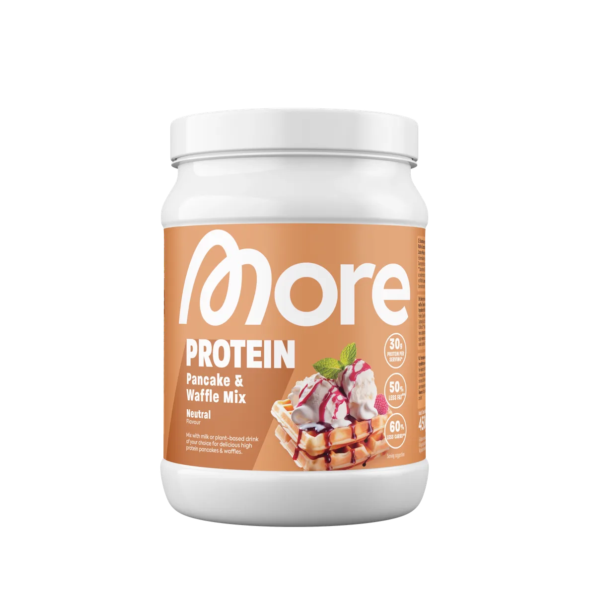 Protein Pancake & Waffle Mix Neutral / 450g – Bild 2