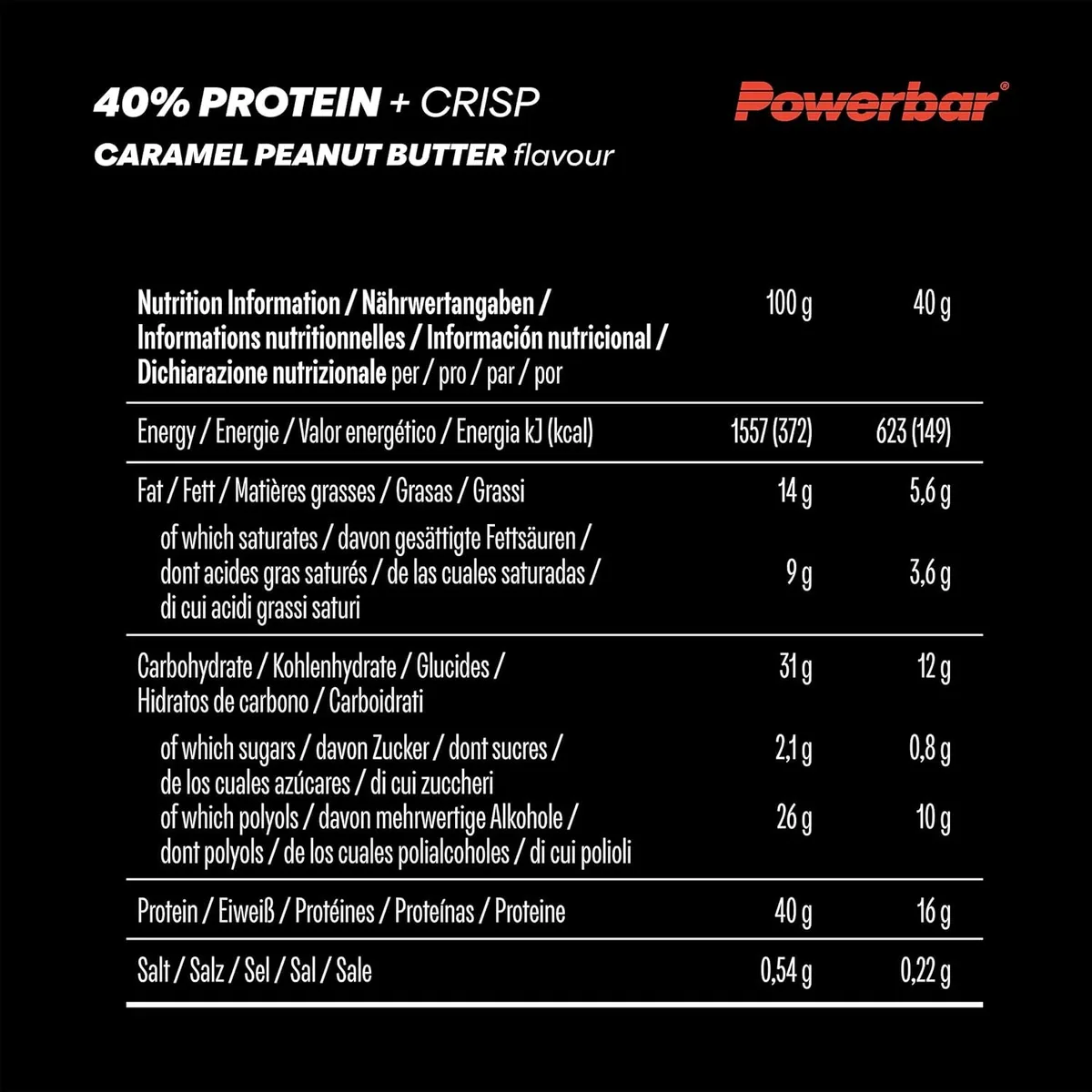 40% Protein+ Crisp (12x40g) Choco Coco – Bild 6