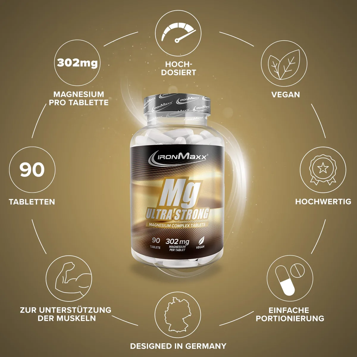 Magnesium Ultra Strong - 90 Tabletten – Bild 5