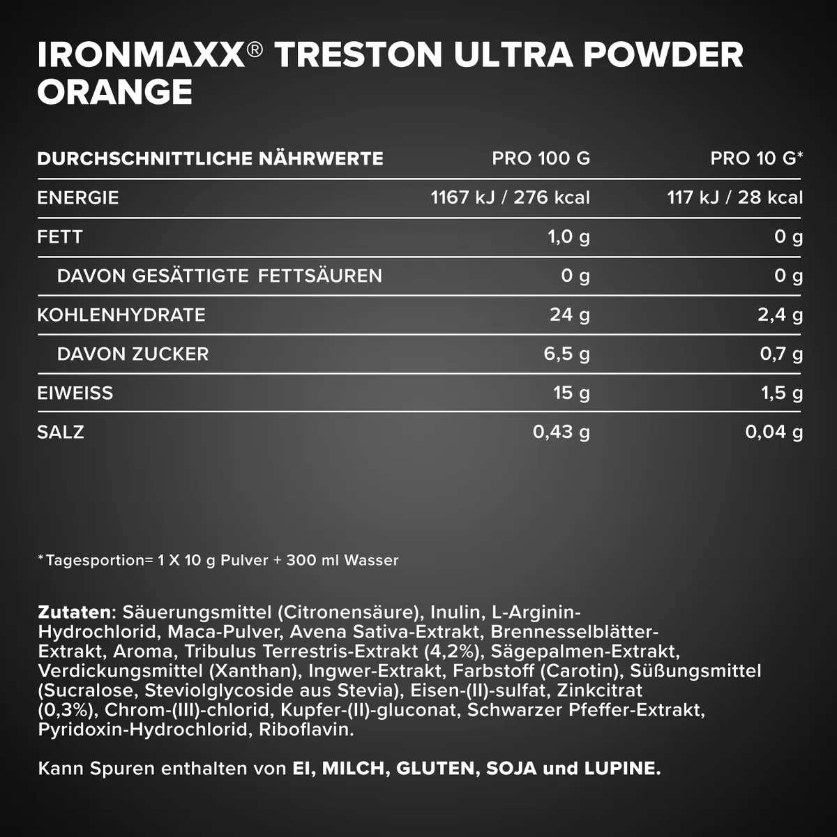 Teston Ultra Powder (500g) - Orange – Bild 4