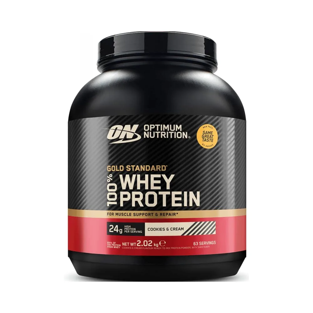 Optimum Nutrition 100% Whey Gold Standard (2000g) Cookies & Cream - Eiweiße - Molkenprotein-Mischung