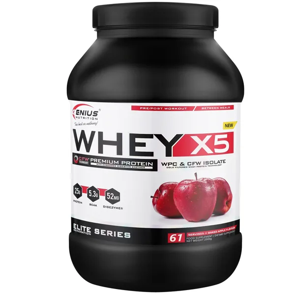 Genius Nutrition Whey X5 (2000g Dose)