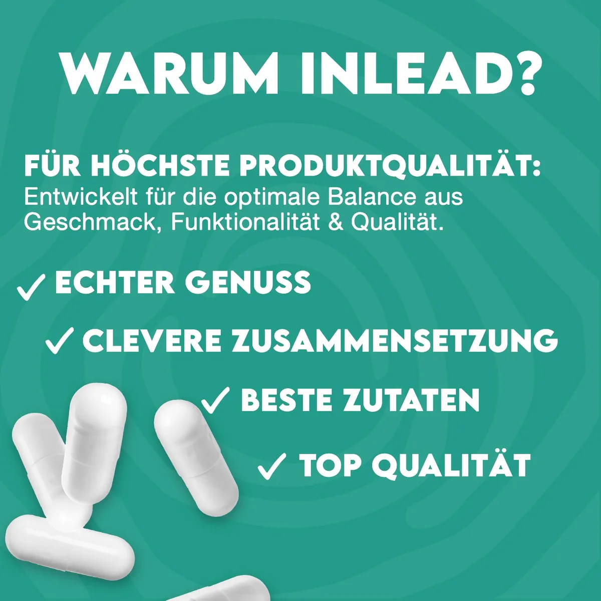 INLEAD - OPC Traubenkernextrakt | Hochdosiert mit 350 mg OPC pro Kapsel | 100% Pflanzlich & ohne Zusatzstoffe - 120 Kapseln – Bild 5
