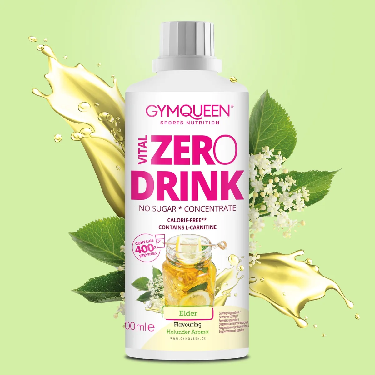 Zero Drink (1000ml) Zitronen-Eistee – Bild 4