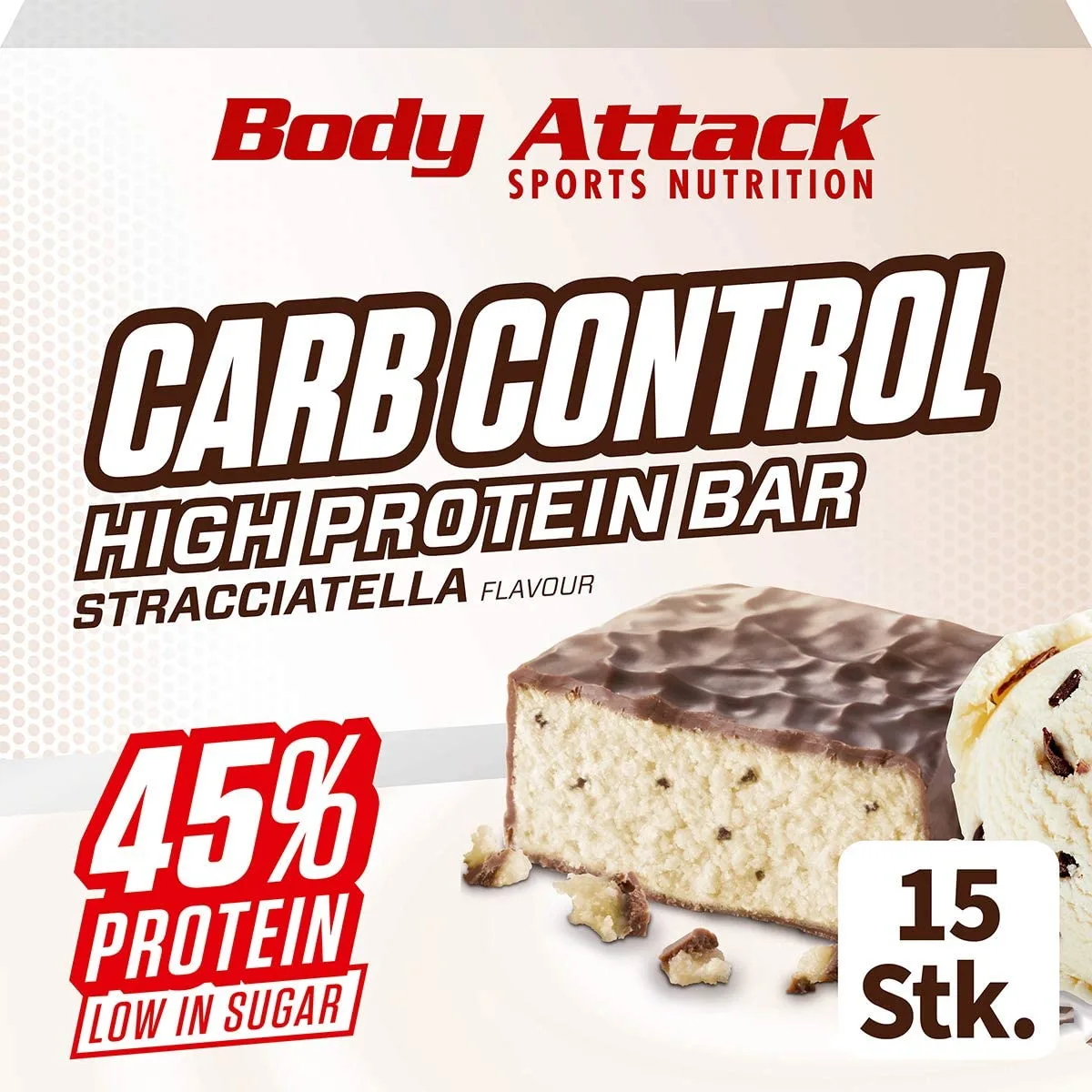Carb Control (15x100g) Stracciatella – Bild 2