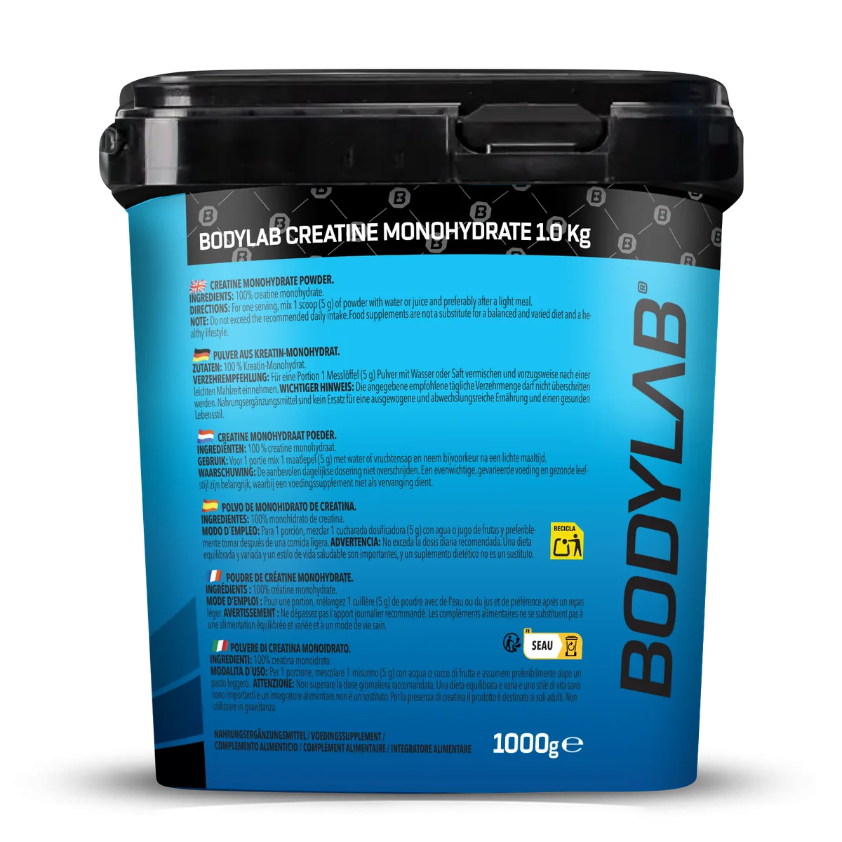 Creatine Monohydrate - 100% Pure Powder (1000g) – Bild 2