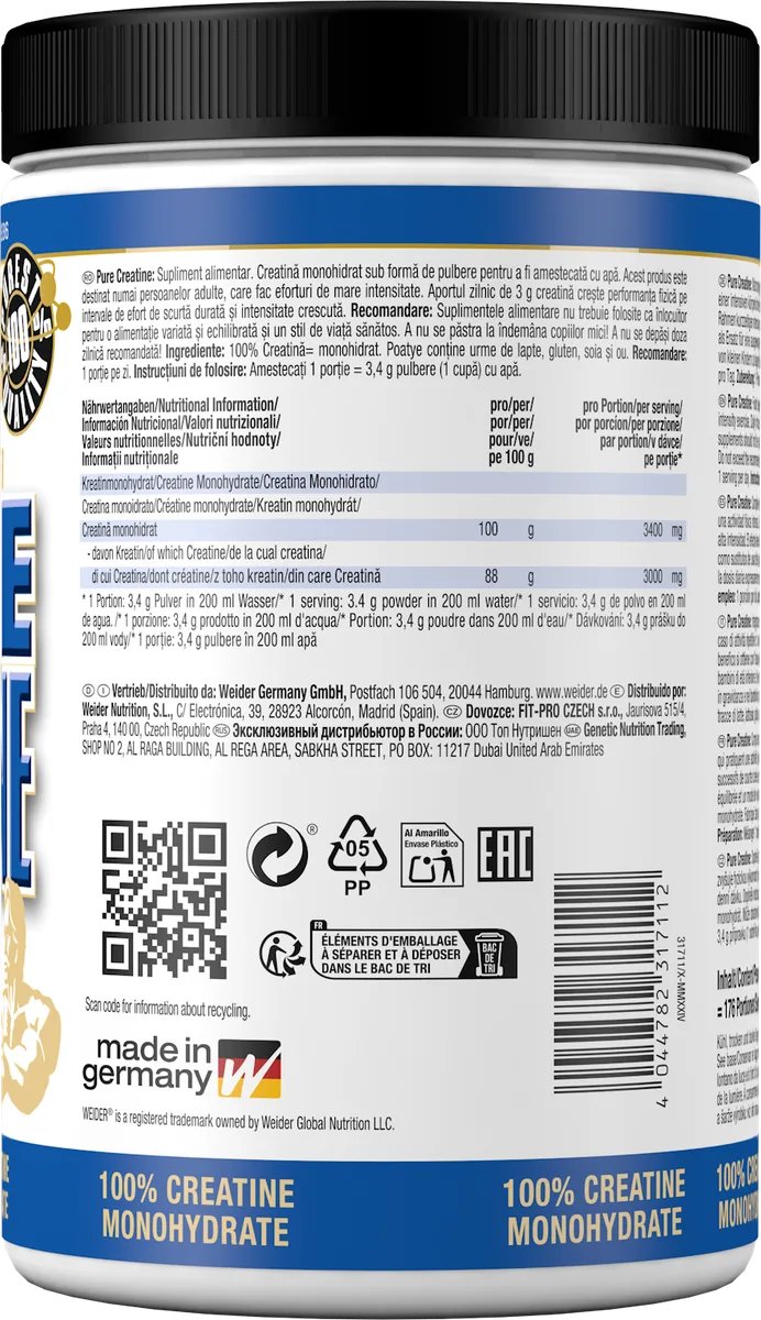Pure Creatine Creapure® (600g) – Bild 2