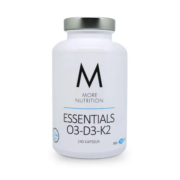 More Nutrition Essentials O3-D3-K2, 240 Kaps. (MHD: 06/25)