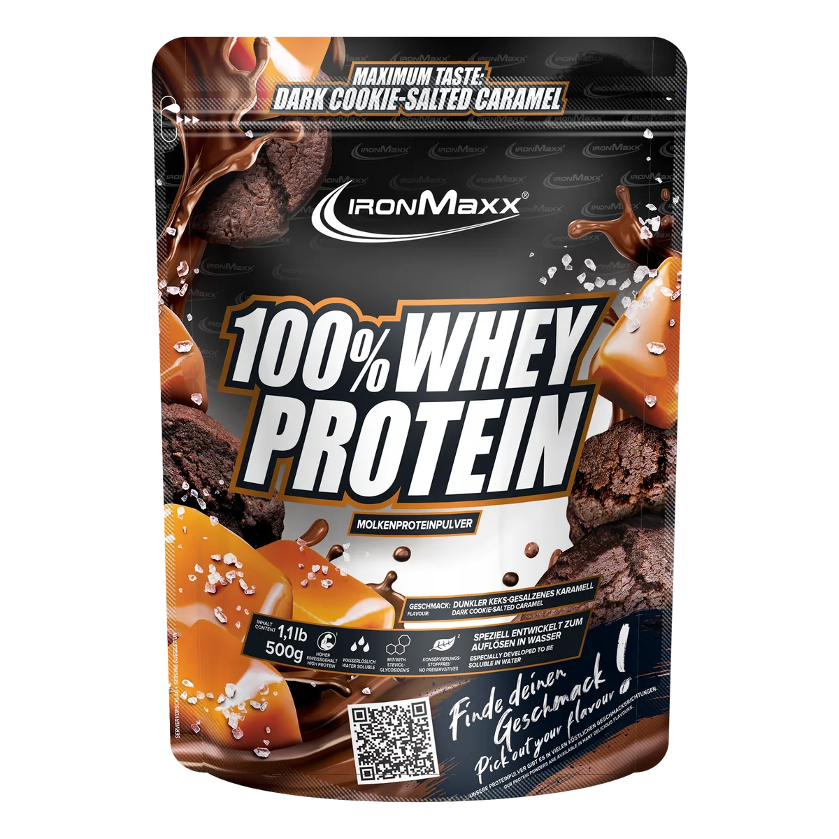 100% Whey Protein (500g) - Dark Cookie Salted Caramel