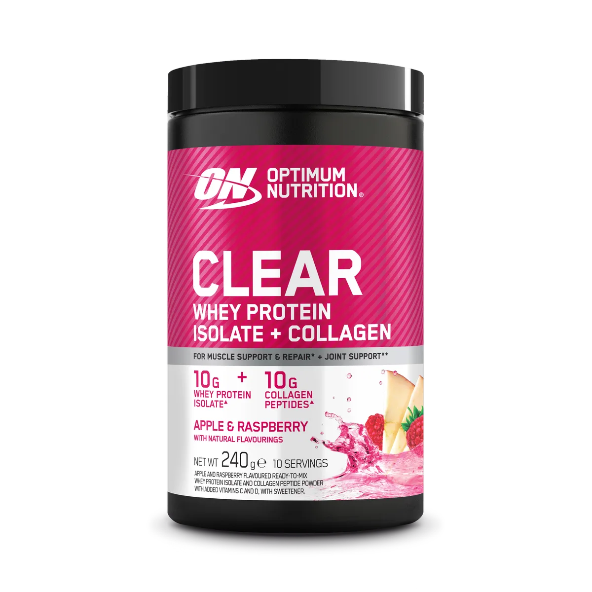 Clear Whey + Collagen Apple Raspberry / 240.0 – Bild 2