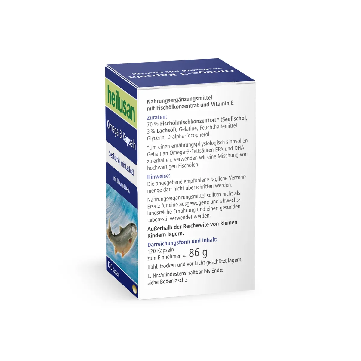 Heilusan Omega-3 (120 Kapseln) – Bild 3