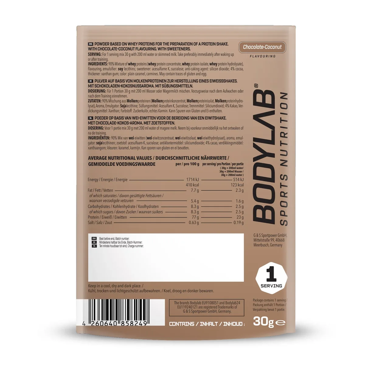 Whey Protein Probierbox 2 (8 Proben je 30g) – Bild 6