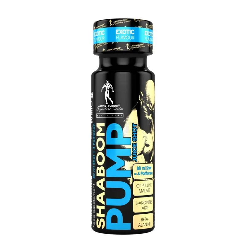 Kevin Levrone Shaaboom Pump Juice Shot Exotic