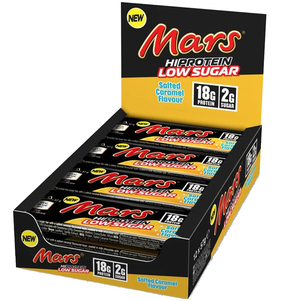 Mars HiProtein Low Sugar Chocolate & Caramel / 12x57g