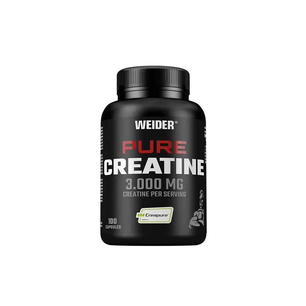 Weider - Pure Creatine Capsules - Ultra-reines Creapure - Kreatin - 100 Kapseln