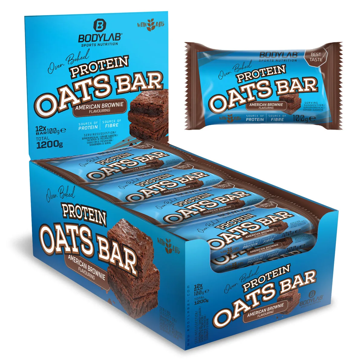 Protein Oats Bar (12x100g) Mandel – Bild 2