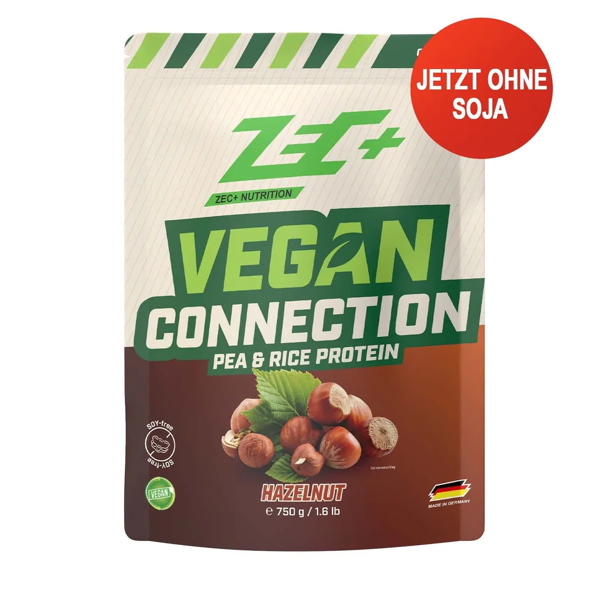 ZEC+ VEGAN CONNECTION 750g Haselnuss – Bild 3