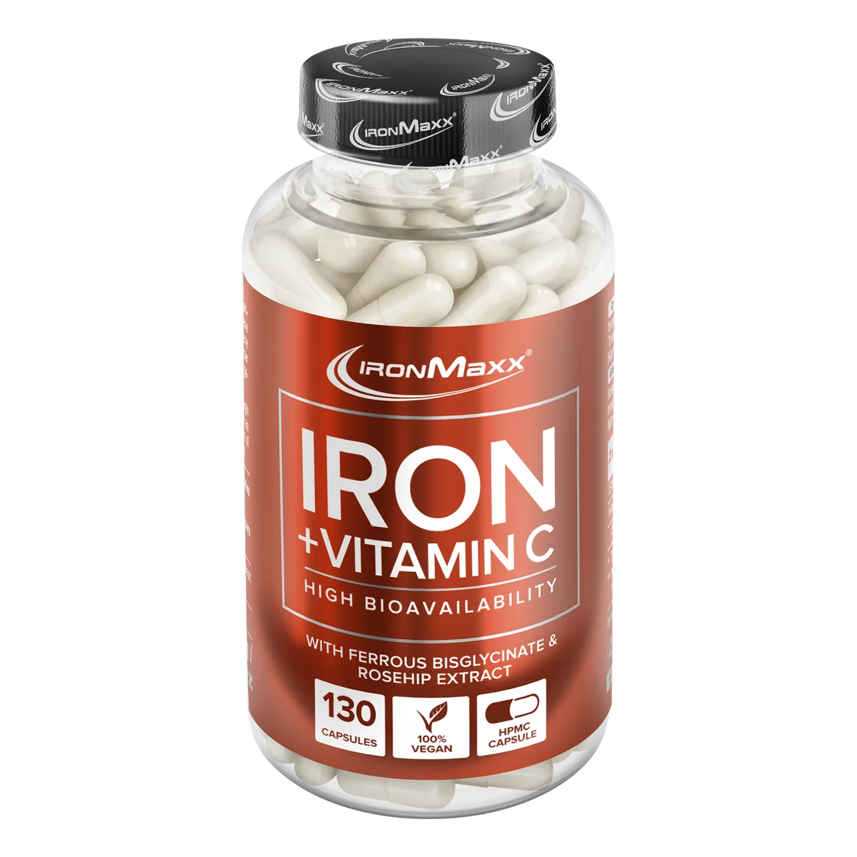Iron + Vitamin C - 130 Kapseln – Bild 2