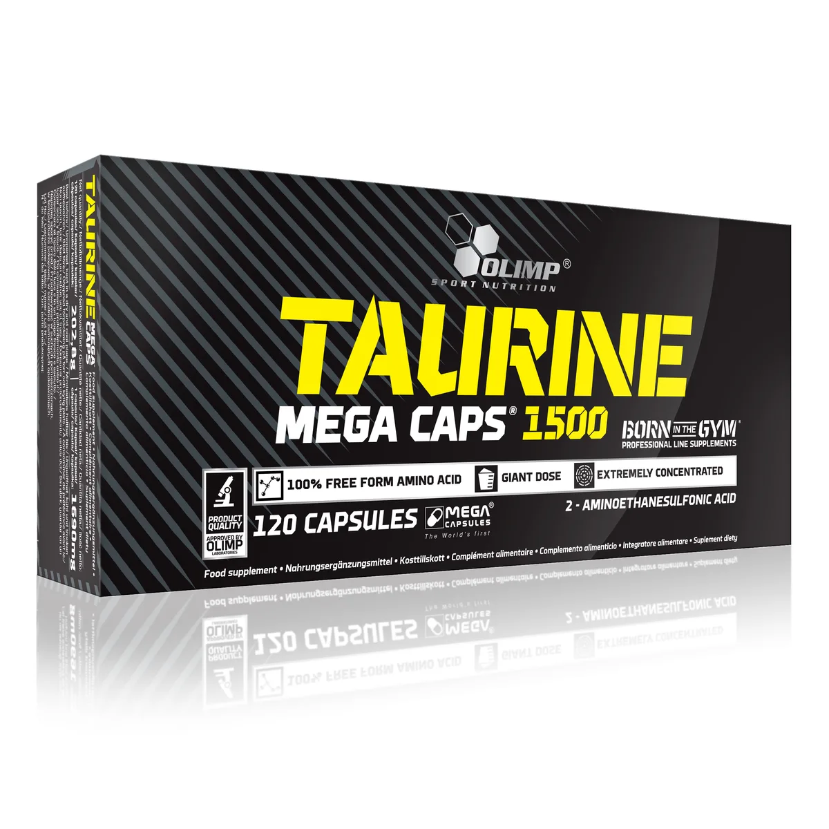 Olimp Taurine Mega Caps, 120 Kaps.