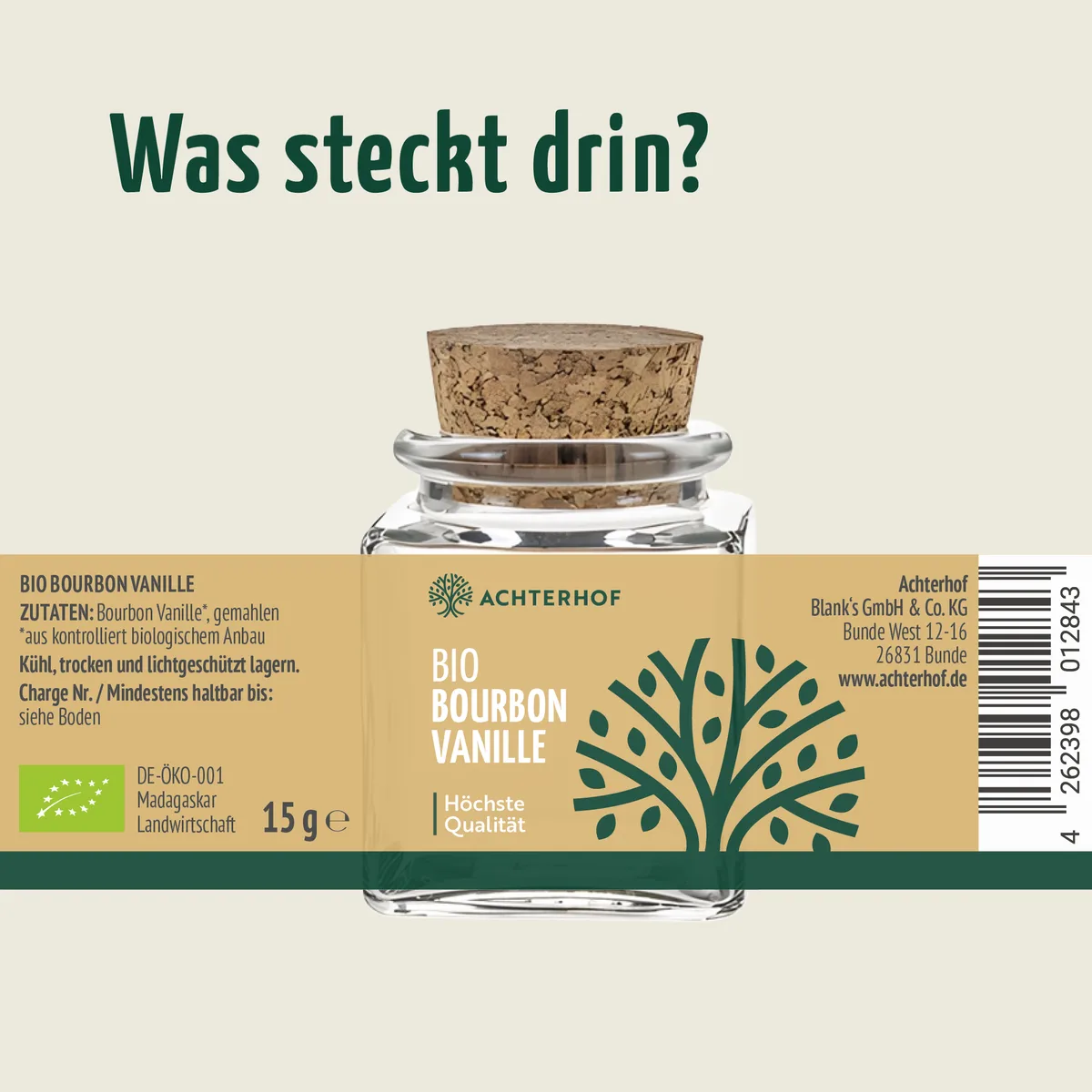 Bio Bourbon Vanille (15g) – Bild 4