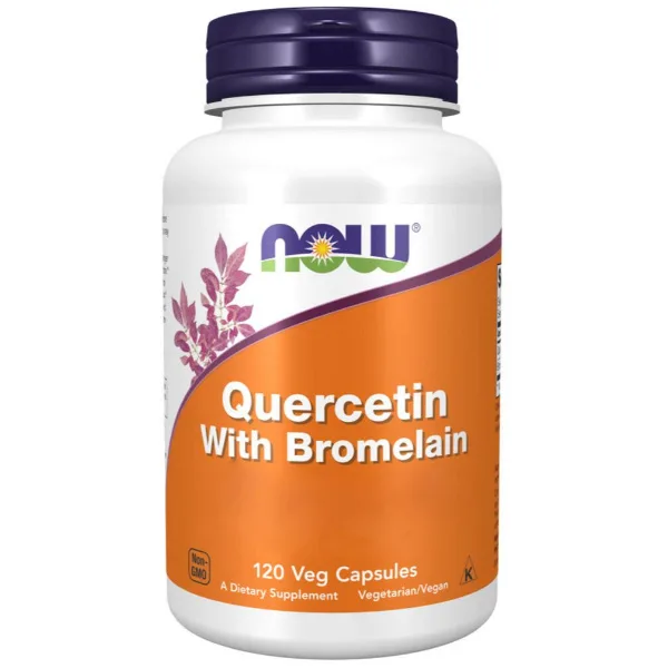 Now Foods Quercetin with Bromelain, 120 veggie Kaps.