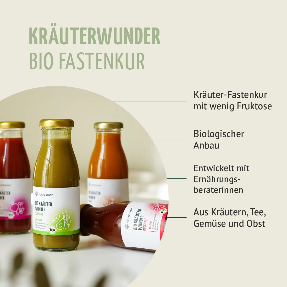 Kräuterwunder Bio Fastenkur 1-7 Tage (6 Flaschen pro Tag) – Bild 5