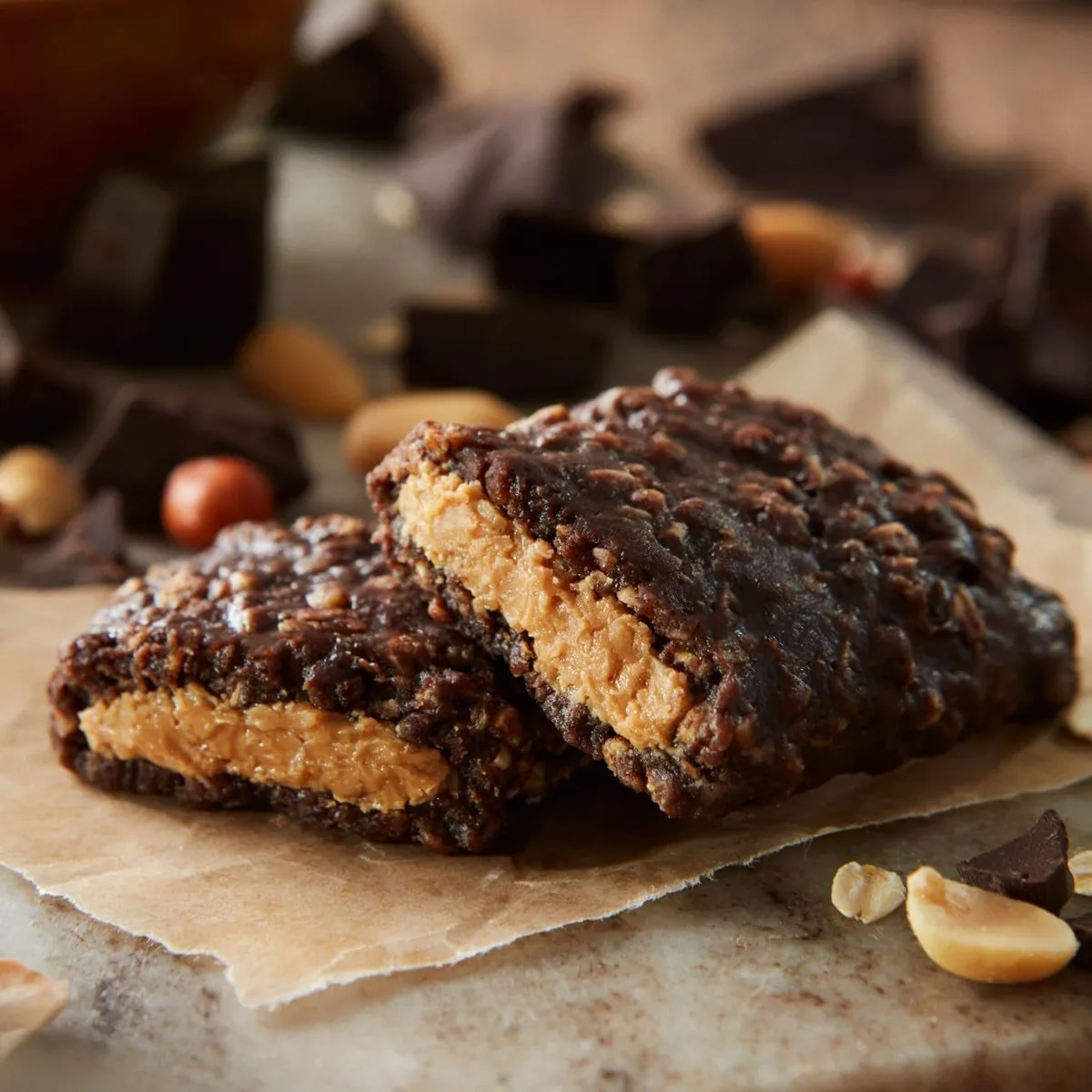 Nut Butter Filled Bar bio (12x50g) Peanut Butter – Bild 4