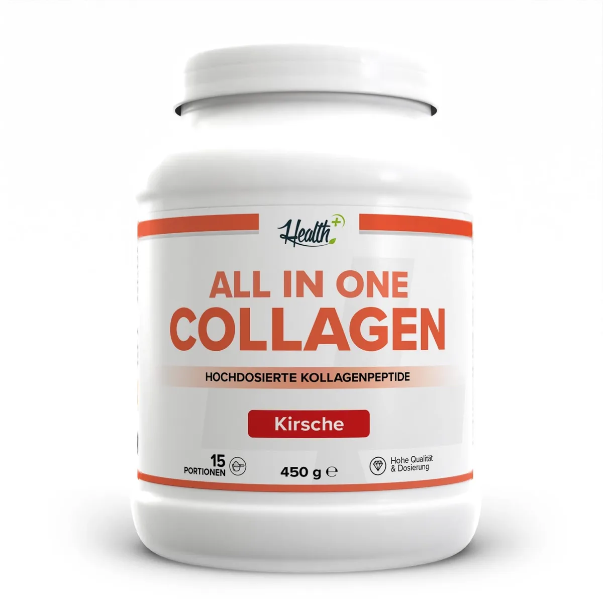 HEALTH+ ALL IN ONE COLLAGEN, 450g Kirsche