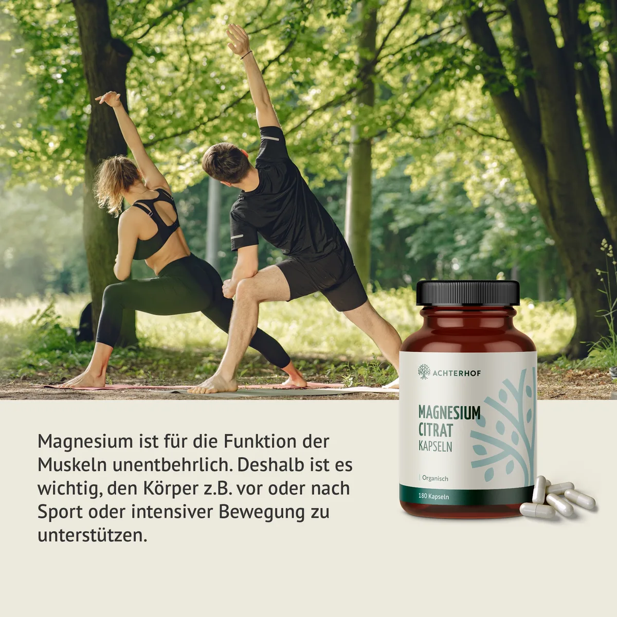 Magnesiumcitrat Kapseln (180 Kapseln) – Bild 3