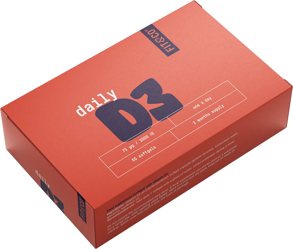 Fit & Co Daily D3 (60 softgels) 60 caps