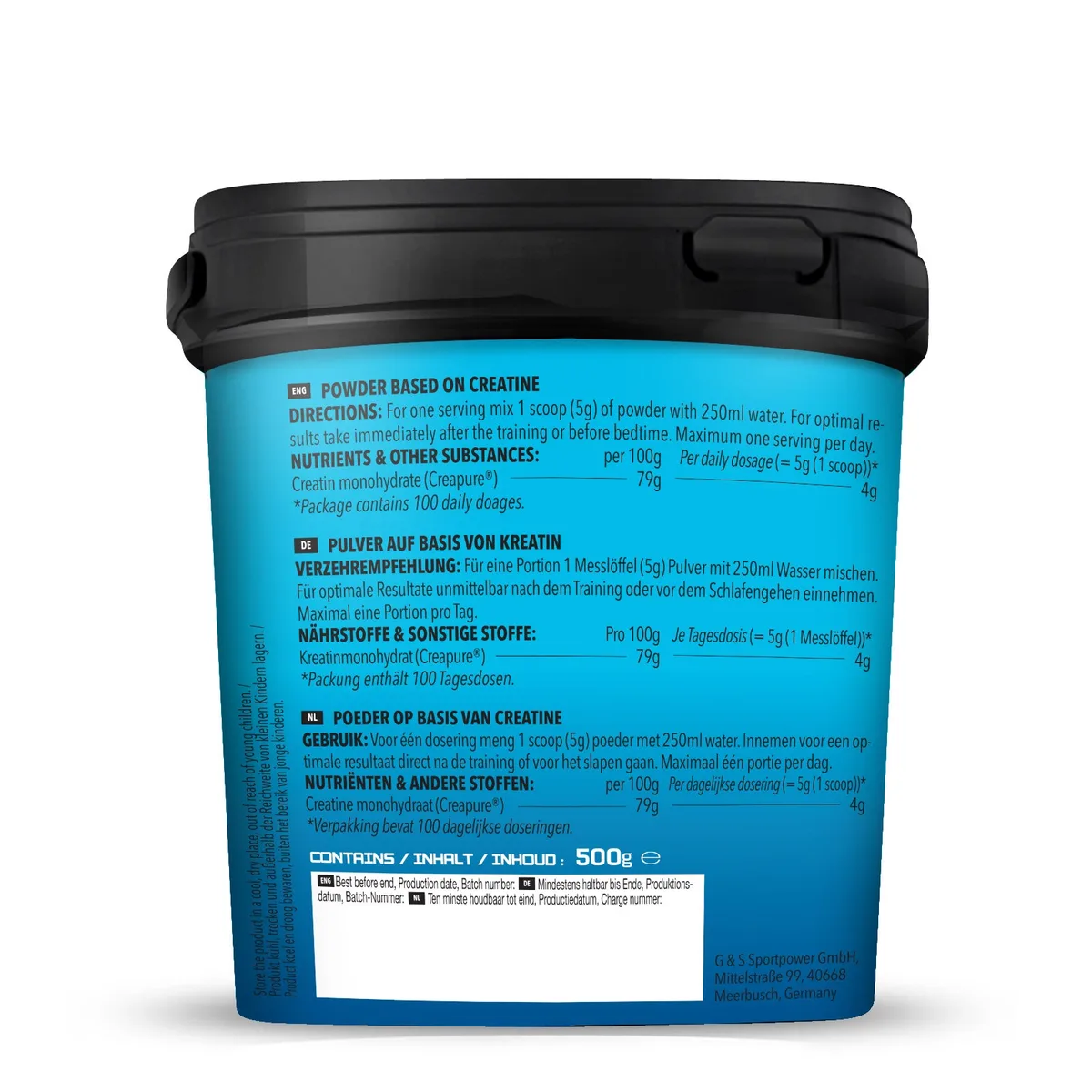 Creatine Creapure® Drink (500g) Fruchtmix – Bild 3