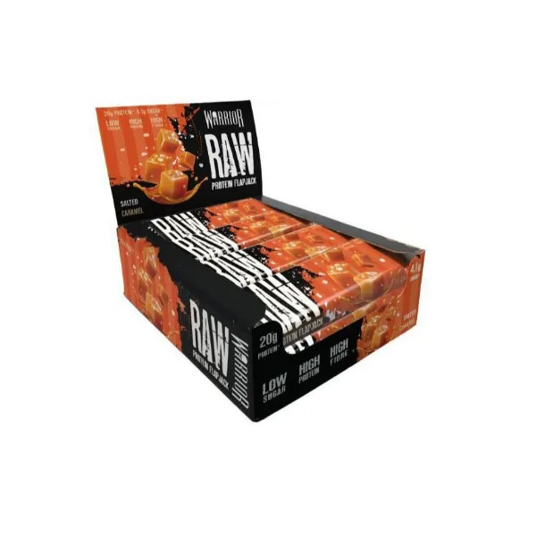 Warrior Raw Protein Flapjack, 12x75g im Karton