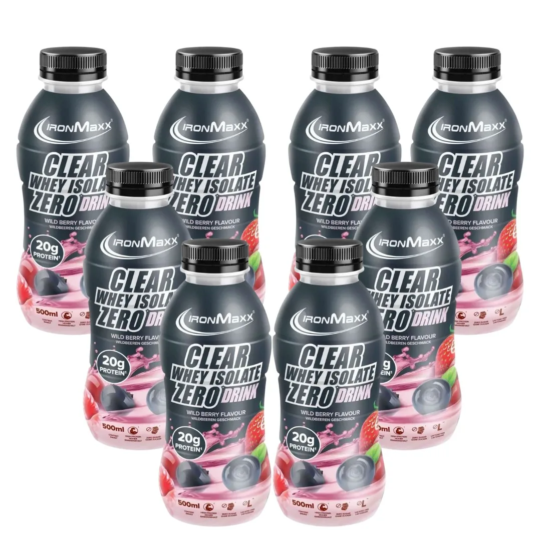 IronMaxx Clear Whey Isolate RTD - 8x500ml