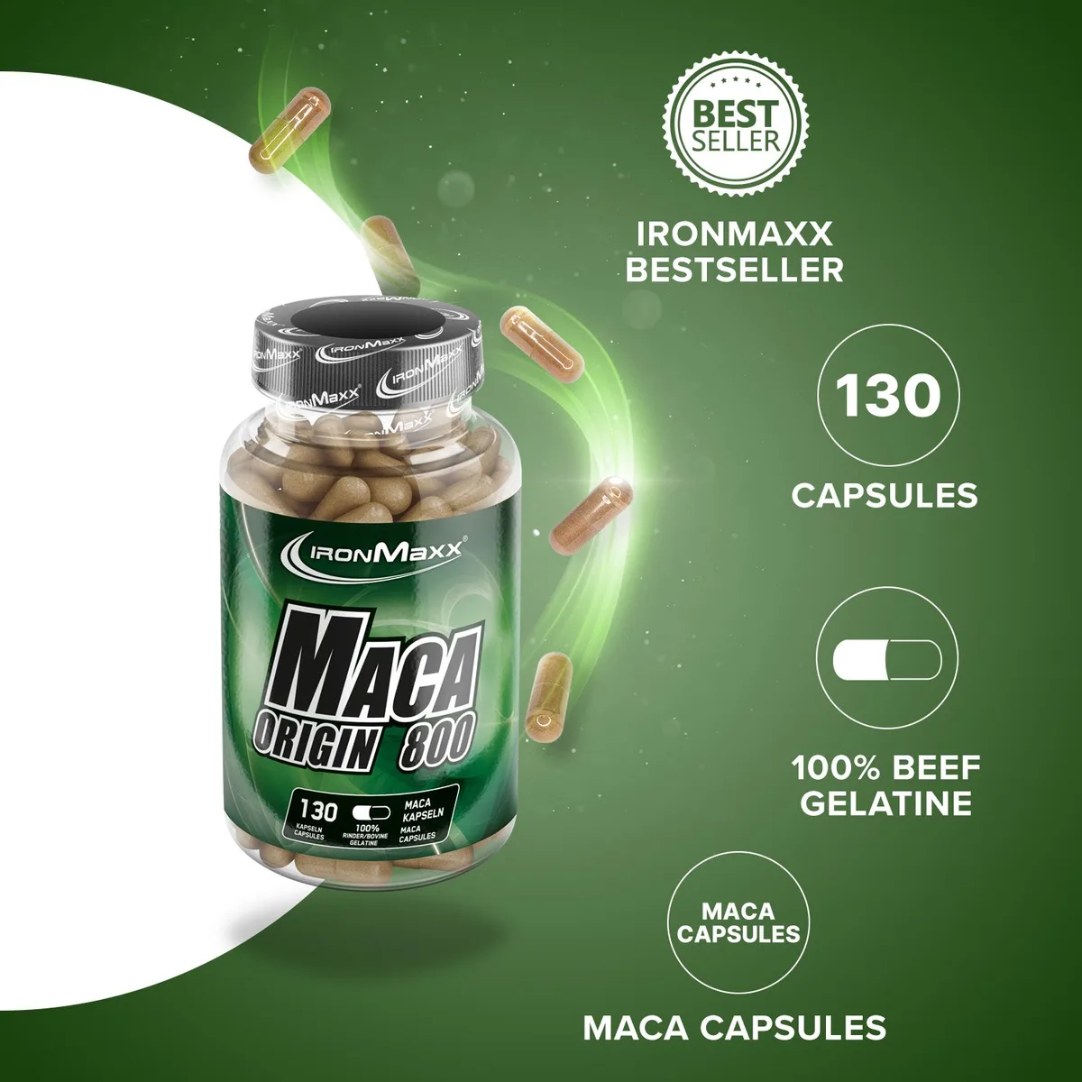 Maca Origin 800 - 130 Kapseln – Bild 7