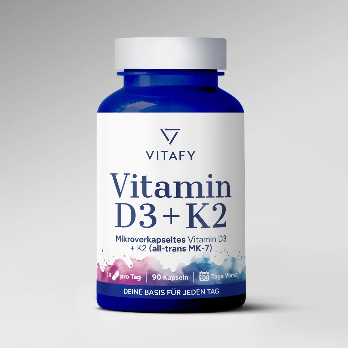 Vitamin D3+K2 (90 Kapseln) – Bild 7