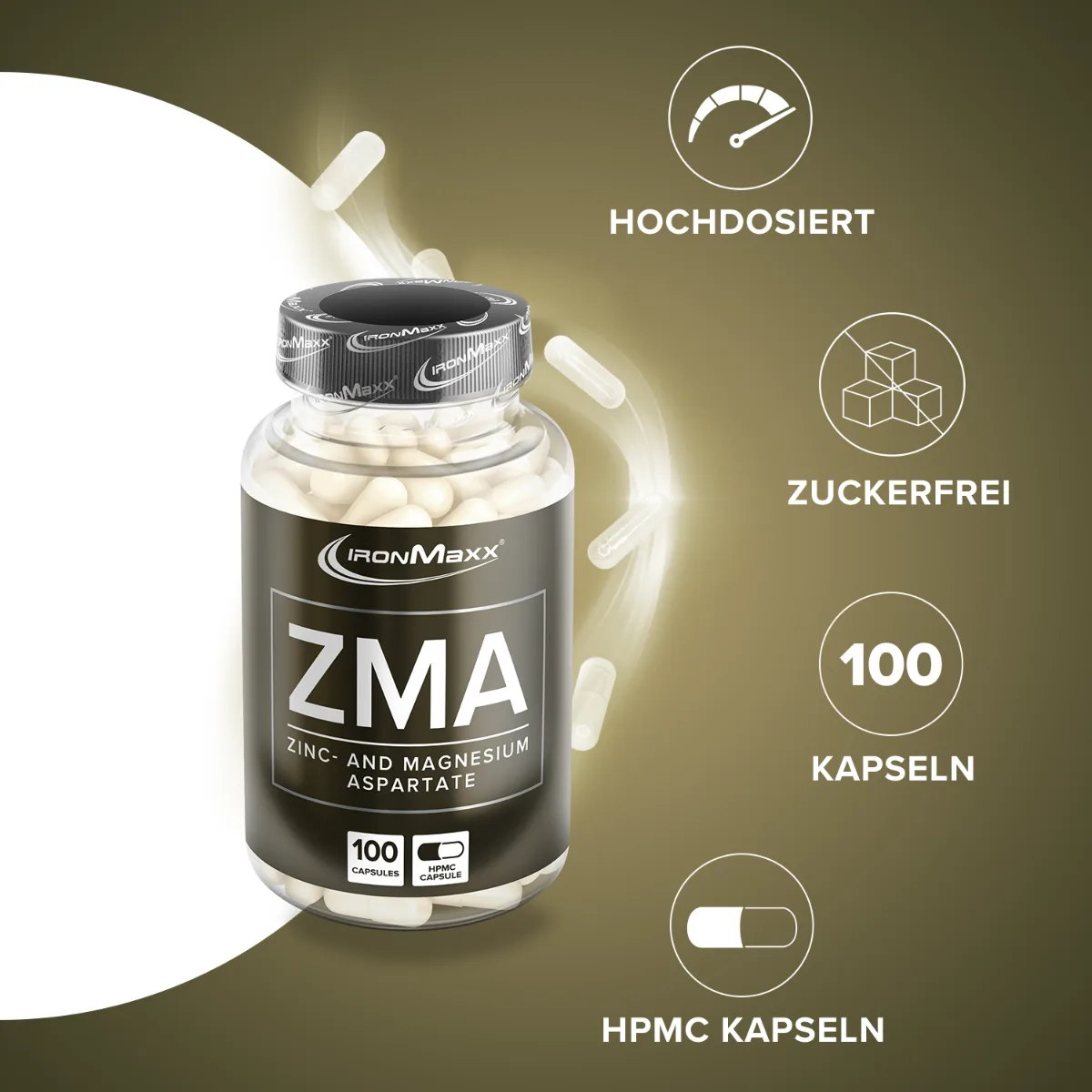 ZMA - 100 Kapseln – Bild 3