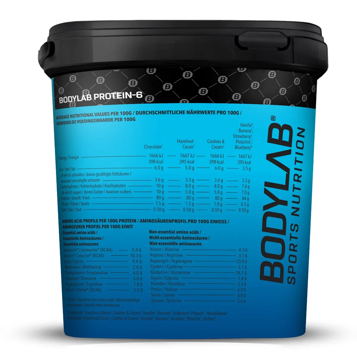 Protein-6 (2000g) Cookies & Cream – Bild 2