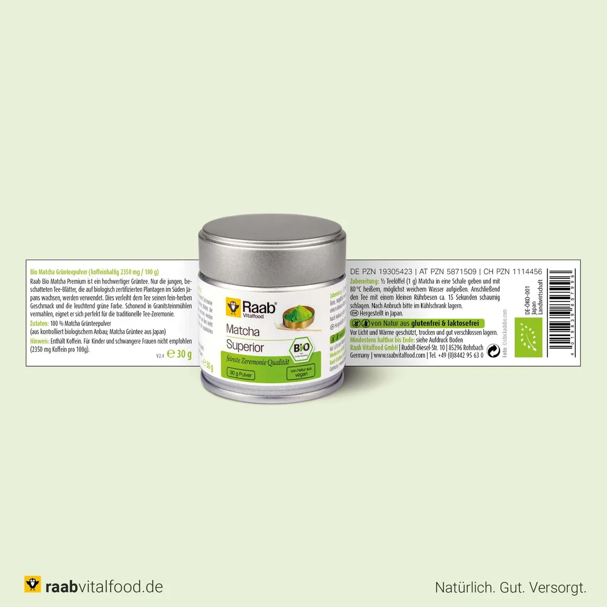 Bio Matcha Premium Pulver (30g) – Bild 2