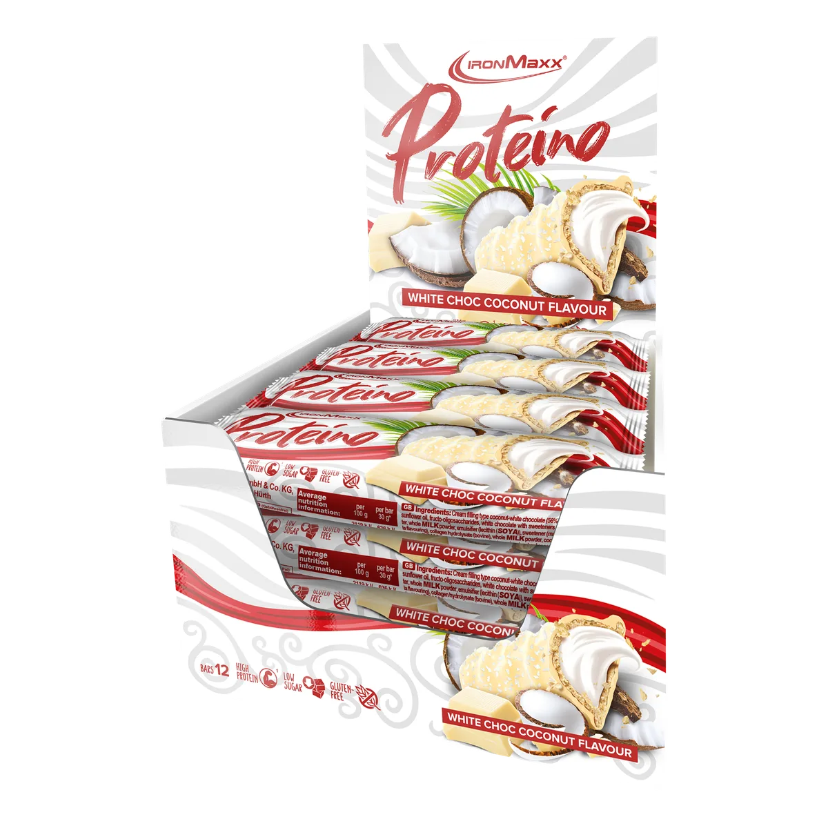 Proteino (12x30g) - White Choc Coconut