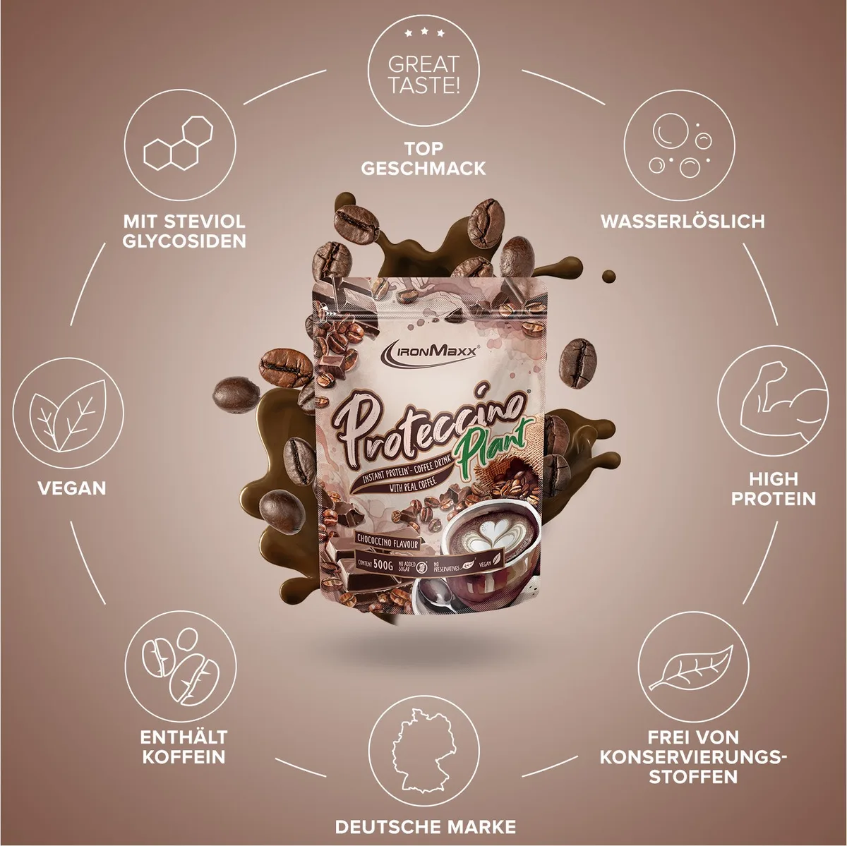 Proteccino Plant (500g) - Chococcino – Bild 5