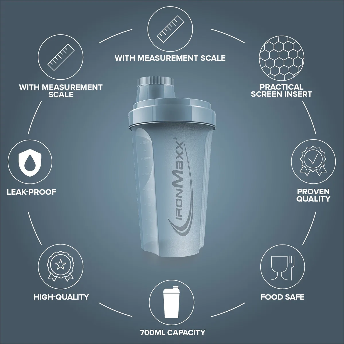 Shaker (700ml) - Kyanaite Blue – Bild 8