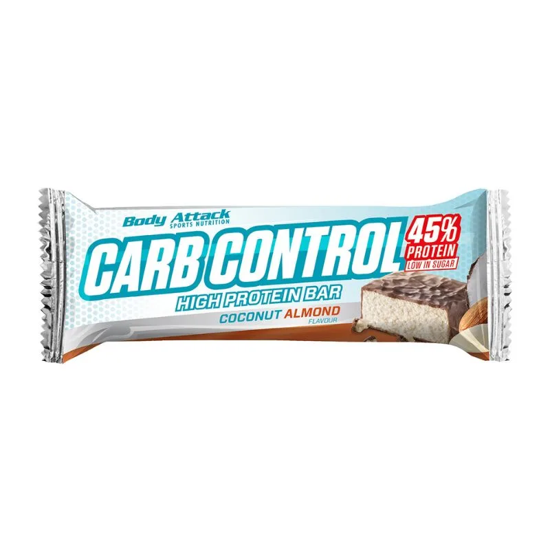 Body Attack Carb Control Proteinriegel (100g) 100 g Riegel / White Cookie-O – Bild 3