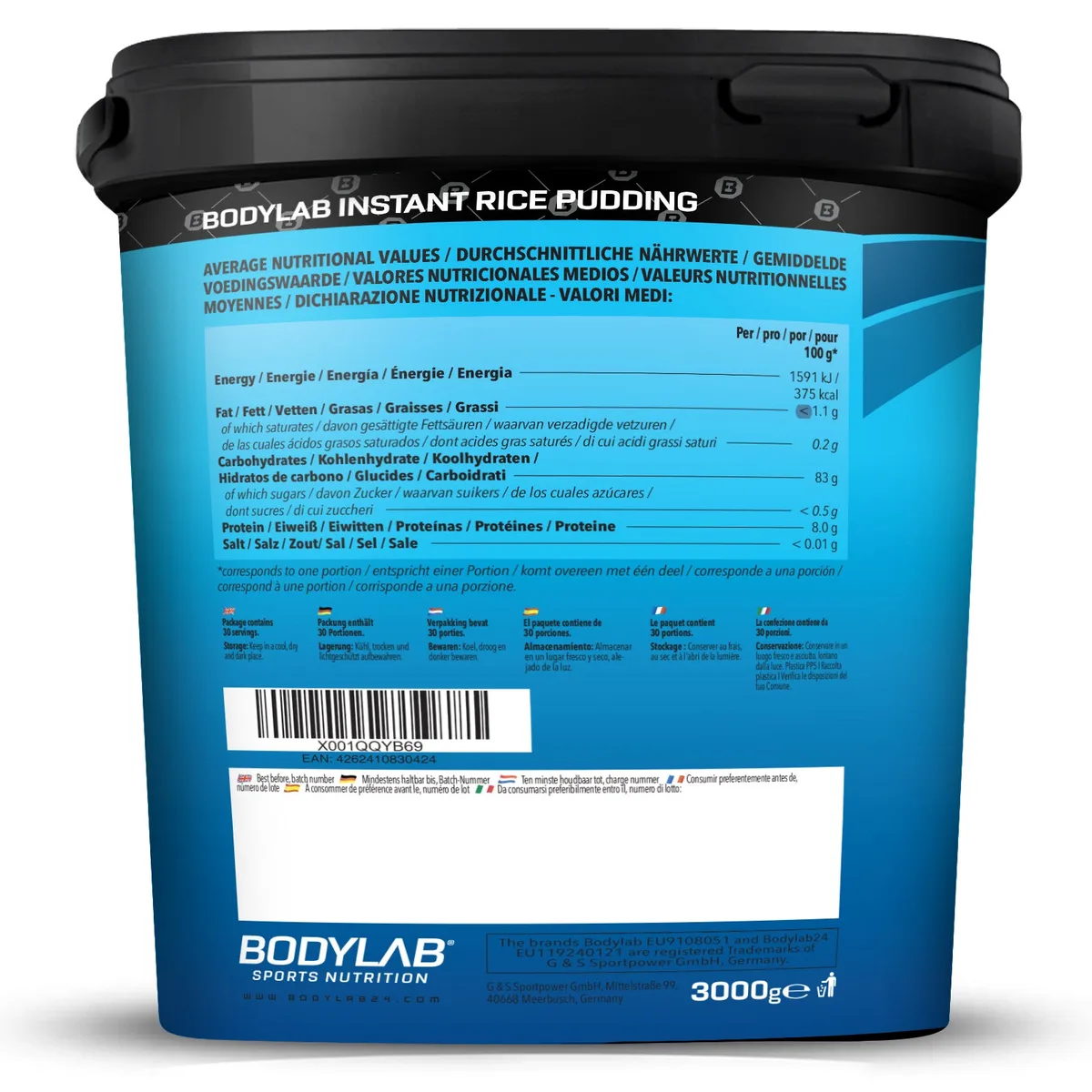 Instant Rice Pudding (3000g) Kirsch – Bild 8